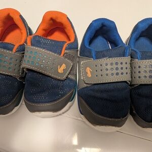 See Kai Run Navy and Orange Kids' Sneakers